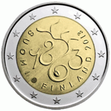 2 EURO 2013 parlement UNC Finland